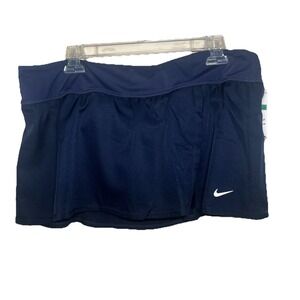 NIKE Women's Essential Kick Swim Shorts Skort Navy Blue Size XL New Swim Outdoor